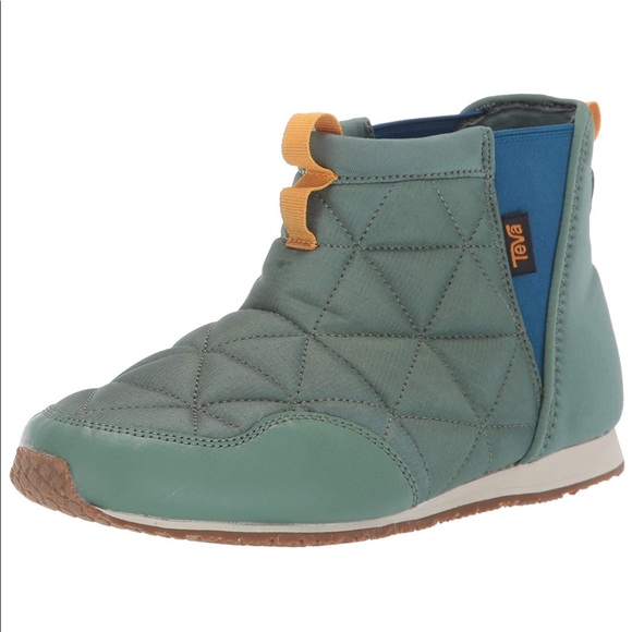 Teva Ember Mid Helix Green Quilted Shoe 🌈🛸 - Picture 2 of 11